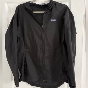 EUC Patagonia Houdini women’s black jacket Large